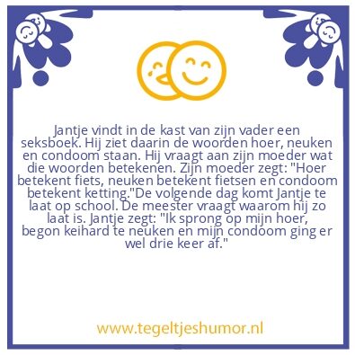 Tegeltje: Jantje