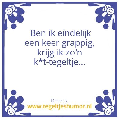 Tegeltje: 2