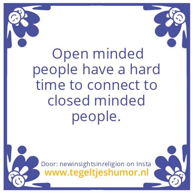 Tegeltje: In My Opinion :