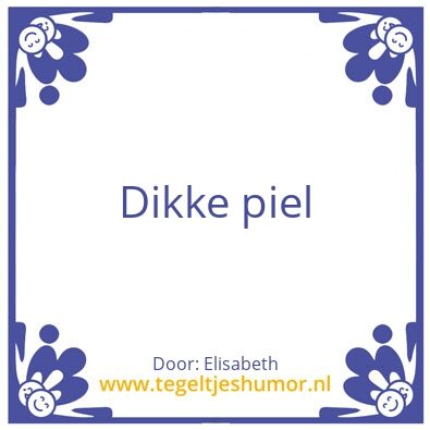 Tegeltje: Elisabeth