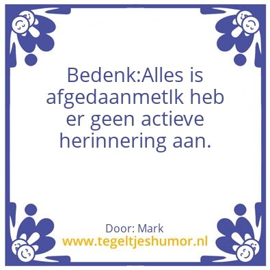 Tegeltje: Rutte