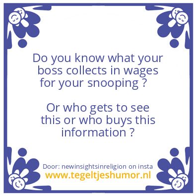 Tegeltje: Do you love your job ?