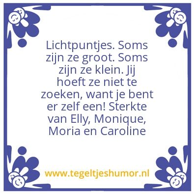 Tegeltje: Sterkte