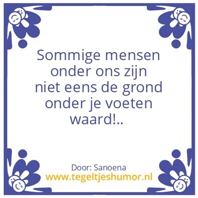 Tegeltje: Mensen