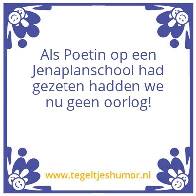 Tegeltje: Leren samenleven