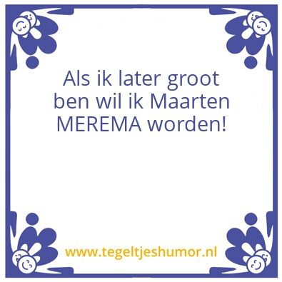 Tegeltje: Maarten