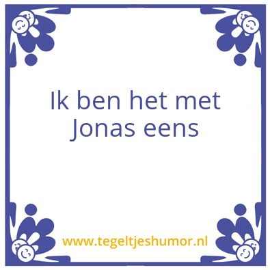 Tegeltje: Nanno