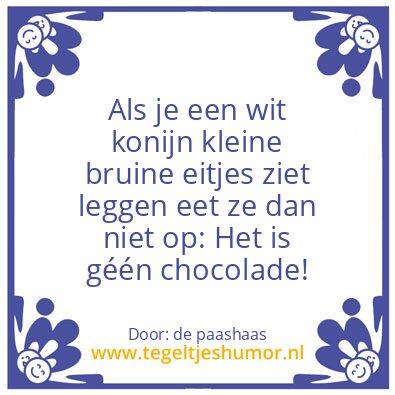 Tegeltje: eitjes
