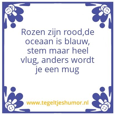 Tegeltje: EA