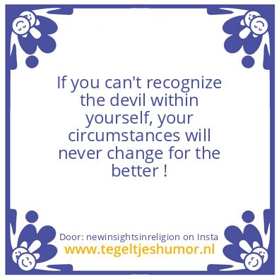Tegeltje: Think about it :