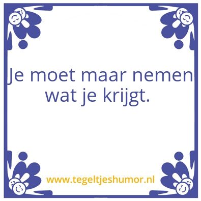Tegeltje: Mr v G