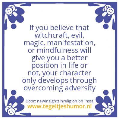 Tegeltje: God will reveal Himself