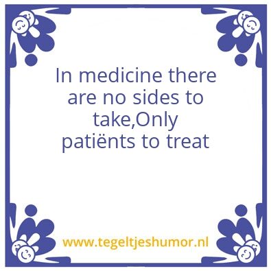 Tegeltje: Medicine