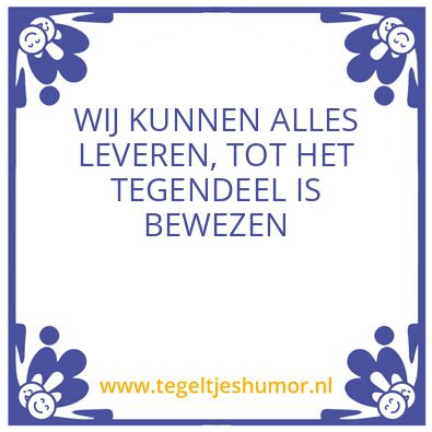 Tegeltje: LEVEREN