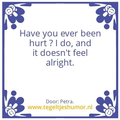 Tegeltje: Petra