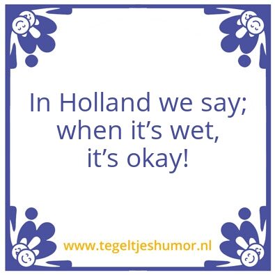 Tegeltje: Playa humor
