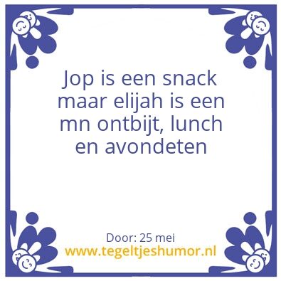 Tegeltje: Evaâ€™s bday