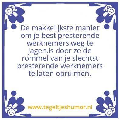 Tegeltje: Ja