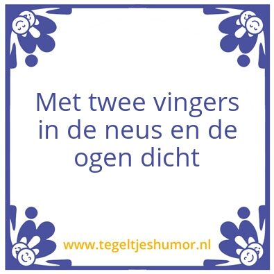 Tegeltje: mooi