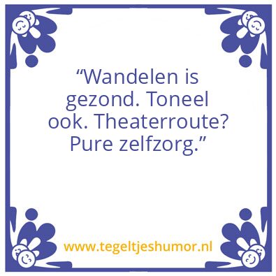 Tegeltje: Tegel Theaterroute