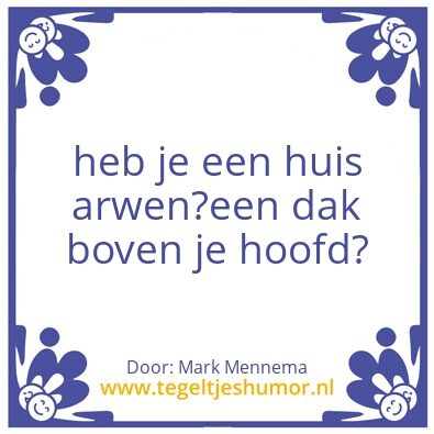 Tegeltje: arwen