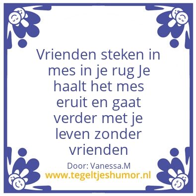 Tegeltje: Fake vrienden/geen vrienden