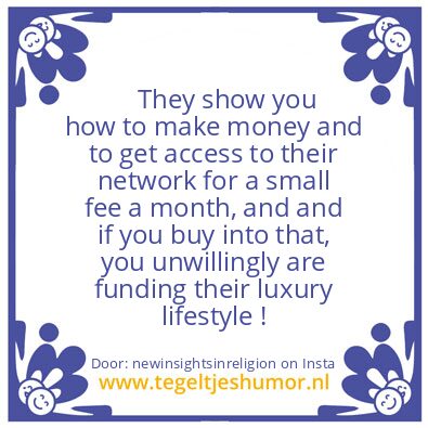 Tegeltje: Have you ever noticed ?