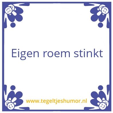 Tegeltje: bah