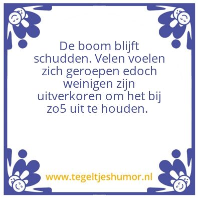 Tegeltje: Zondag 5