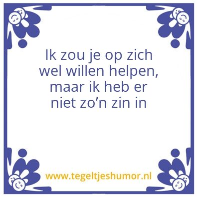 Tegeltje: Wijsheden van Beps