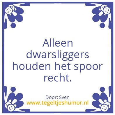 Tegeltje: spoor