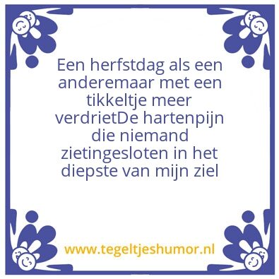 Tegeltje: Tegeltjeswijsheid