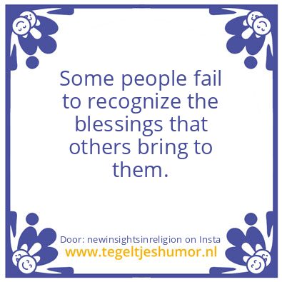 Tegeltje: Some people..