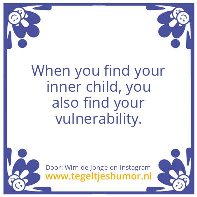 Tegeltje: Your Inner Child,