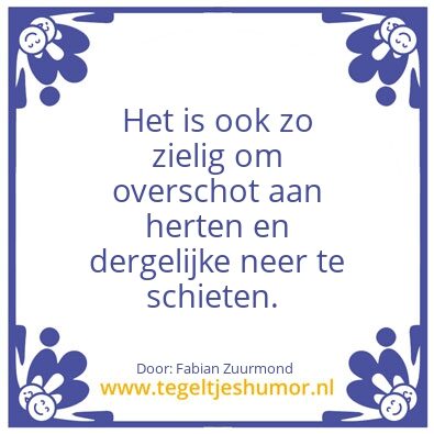 Tegeltje: Bla