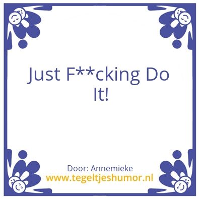 Tegeltje: Rene’s wijsheid
