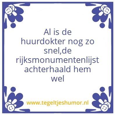 Tegeltje: Ja