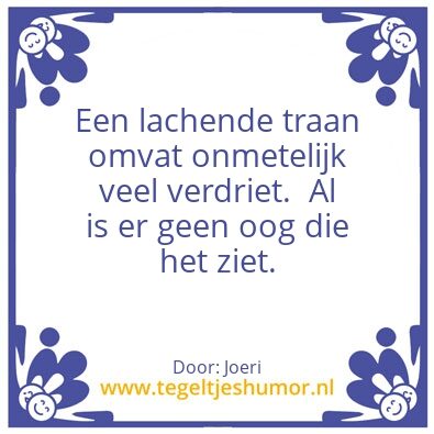 Tegeltje: Tegeltje