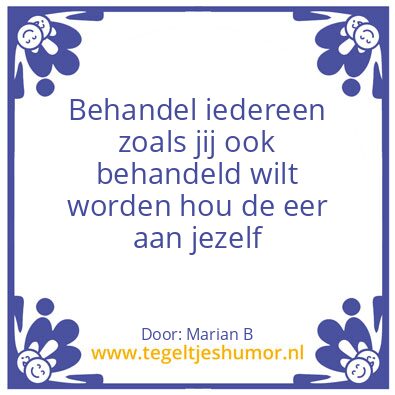 Tegeltje: Marian Borg