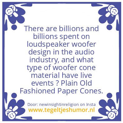 Tegeltje: Paper Cones.