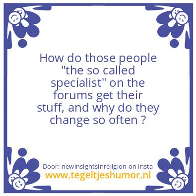 Tegeltje: Now You Know.