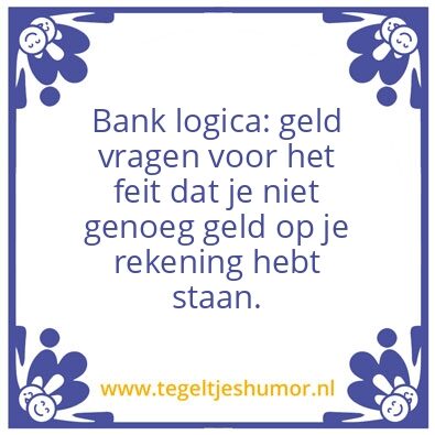 Tegeltje: Bank