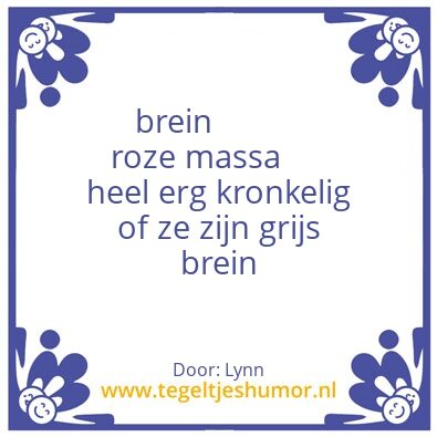 Tegeltje: Breintje