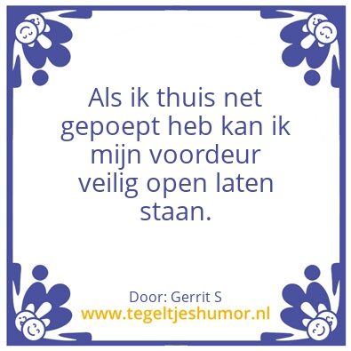 Tegeltje: Ik ben Gerrit