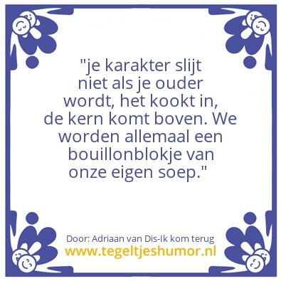 Tegeltje: Adriaan van Dis