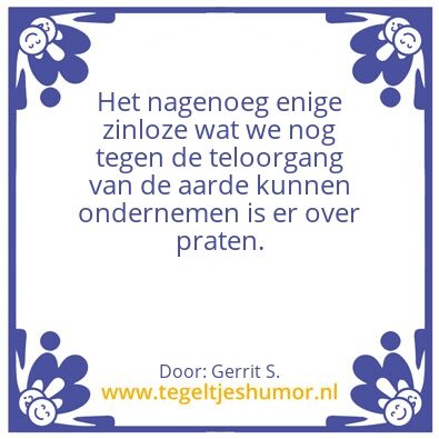 Tegeltje: Ik ben Gerrit.