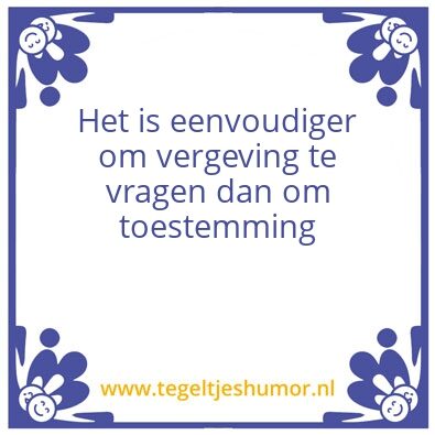 Tegeltje: Vergeving