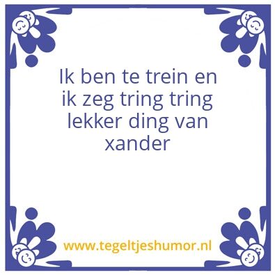 Tegeltje: Hoi