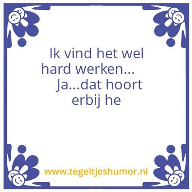 Tegeltje: De wet van Sem