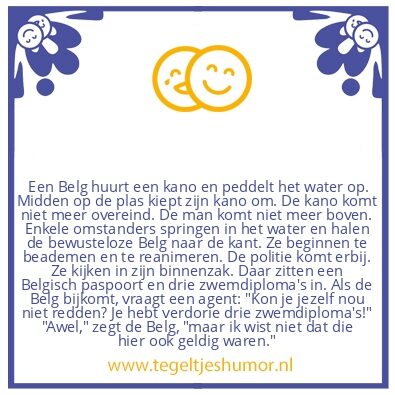 Tegeltje: Kano